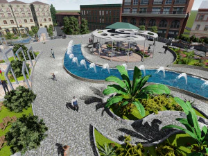 Public space 3D Model
