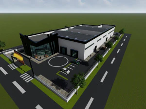 Factory 3D Model