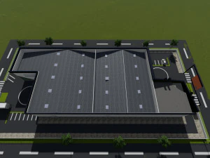 Factory 3D Model