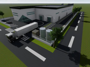 Factory 3D Model