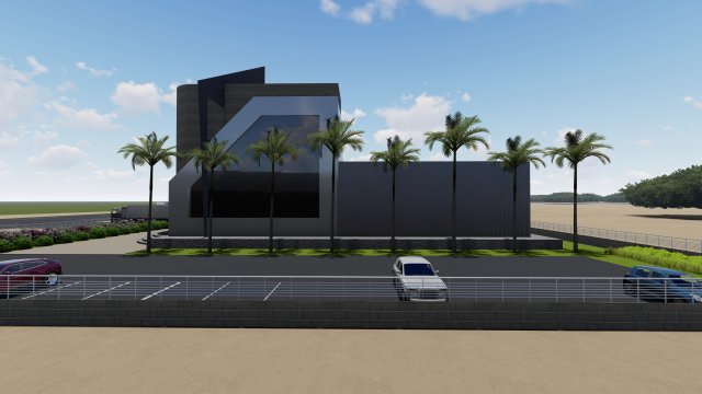 Large Refrigeration Capacity Unit Model 3D .c4d .max .obj .3ds .fbx .stl .blend 