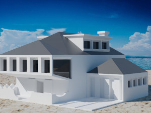 3d stl file of Villa model 001 Modelo 3D