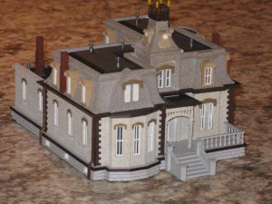 3d stl file of Villa model 002 3D Model