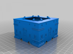 3d stl file of Villa model 003 3D Модель