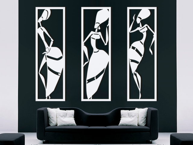 3d stl file of wall art african model 001 3D Model .c4d .max .obj .3ds .fbx .stl .blend 