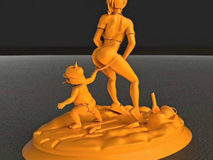 3d stl file of babysitter Modèle 3D