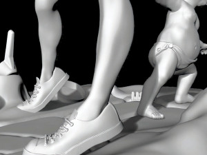 3d stl file of babysitter Modèle 3D