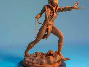 3d stl file of scorpion girl 3D Model