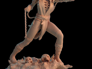 3d stl file of scorpion girl Modèle 3D