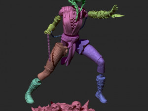 3d stl file of scorpion girl Modèle 3D
