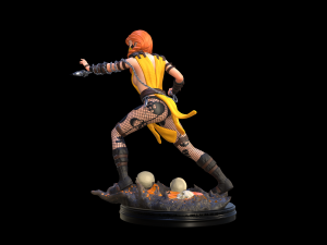 3d stl file of scorpion girl Modèle 3D