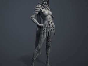 3d stl file of egypt girl Modelo 3D