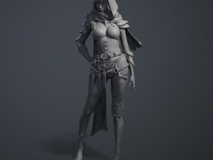3d stl file of egypt girl Modelo 3D