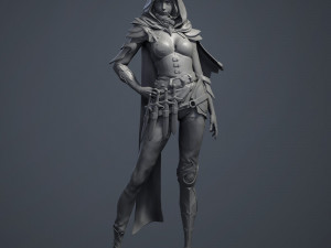 3d stl file of egypt girl Modelo 3D