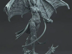 şeytan kızın 3d stl dosyası 3D Model