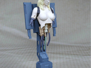 3d stl file of android ghost 3D Model