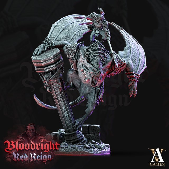 Bat Rider 3 3D 모델 .c4d .max .obj .3ds .fbx .stl .blend