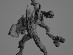 Dreed Warriors set 4 pcs 3D Model