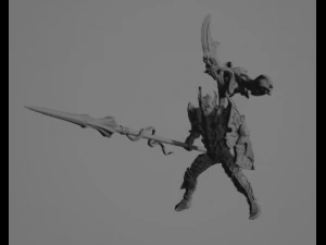Dreed Warriors set 4 pcs 3D Model