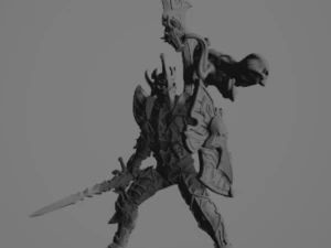 Dreed Warriors set 4 pcs 3D Model