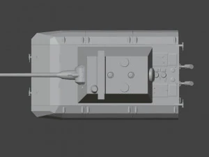 Panzerkampfwagen VI Ausf S E100 3D Model