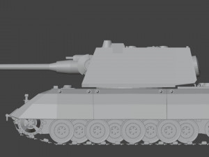 Panzerkampfwagen VI Ausf S E100 Modello 3D