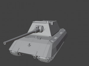 Panzerkampfwagen VI Ausf S E100 Modello 3D