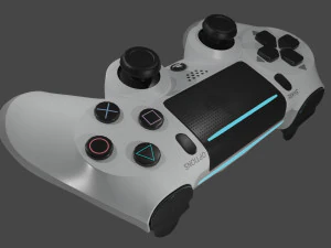 Controller Sony PlayStation PS4 PRO Modello 3D