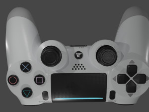 Sony PlayStation PS4 PRO Controller 3D Модель