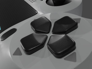 Sony PlayStation PS4 PRO Controller 3D Модель