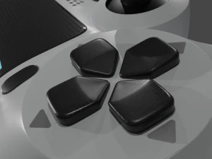 Sony PlayStation PS4 PRO Controller 3D Model