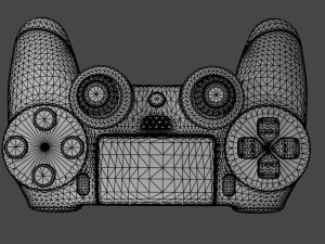 Sony PlayStation PS4 PRO Controller 3D Модель