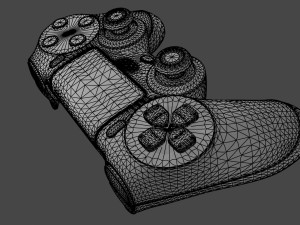 Sony PlayStation PS4 PRO Controller 3D Модель