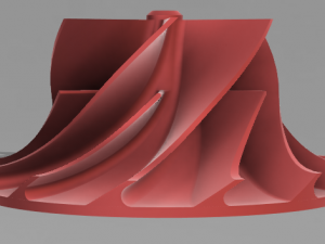 Centrifugal turbine model 3D Model