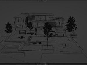 Modern villa 2023 Blender 3D Model