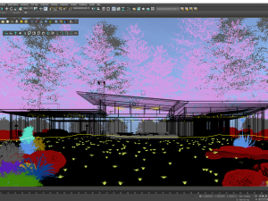 3D Revit Modern Villa Design Modello 3D