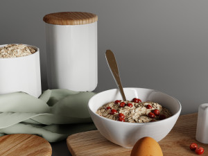 3D Industrial Pantry model blender 3D 모델
