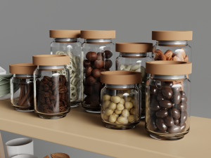 3D Industrial Pantry model blender 3D 모델