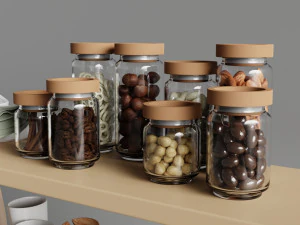 3D Industrial Pantry model blender 3D Model