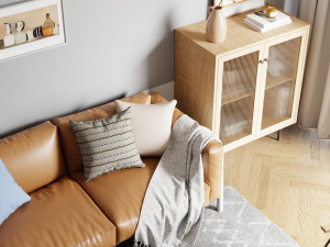 Nordic modern living room blender 3D Model