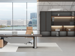 Blender 3D Modern Boss Office Modèle 3D