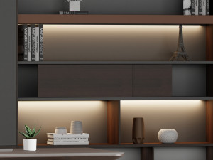 Blender 3D Modern Boss Office Modèle 3D