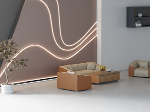 Blender 3D Modern Boss Office Modèle 3D
