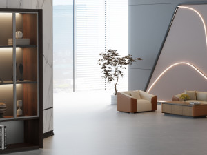 Blender 3D Modern Boss Office Modèle 3D