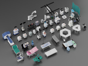 Modern medical equipment Blender 3D Model 3D
