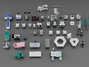 Modern medical equipment Blender 3D Modelo 3D