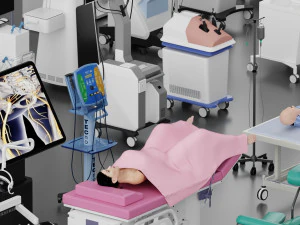 Modern medical equipment Blender 3D 3D Model