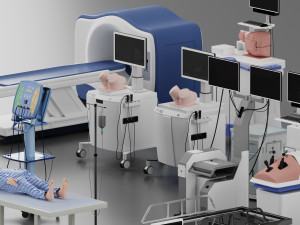Modern medical equipment Blender 3D Modelo 3D