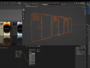 Iphone14-15PRO Blender 3D Modèle 3D