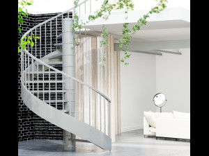 Modern Profile Interior Living Room Modello 3D